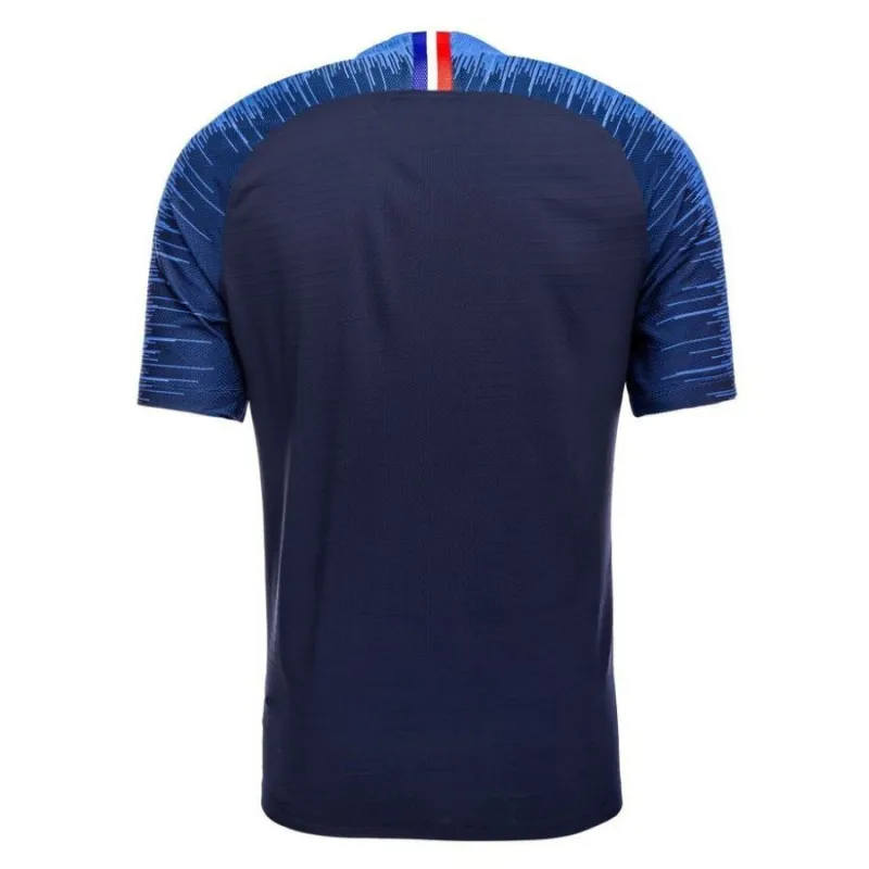 Das retro Heimtrikot der französischen Nationalmannschaft im Jahr 2018 - Blau