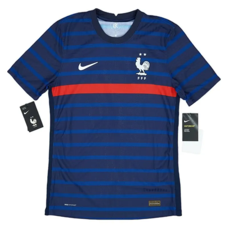 La maglia retro di casa della squadra nazionale francese nel 2020/2021 - Blu