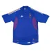 Das retro Heimtrikot der französischen Nationalmannschaft, das von Robert Pires zwischen 2002 und 2004 getragen wurde - Blau