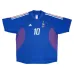 Das retro Heimtrikot der französischen Nationalmannschaft von Zinedine Zidane von 2002 bis 2004 - blau.