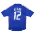 Das retro Heimtrikot der französischen Nationalmannschaft von Thierry Henry von 2002 bis 2004 - blau.