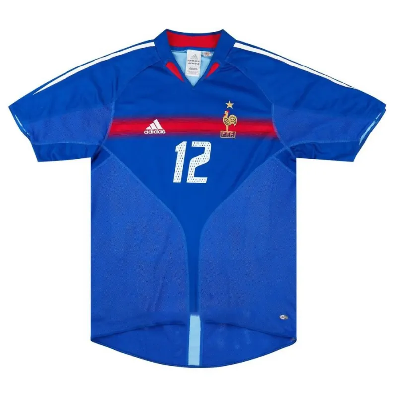 Frankreich Henry 2004-2006 Retro Heimtrikot Blau
