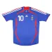 Frankreich Zidane 2006 Retro Heimtrikot Blau