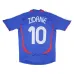 Frankreich Zidane 2006 Retro Heimtrikot Blau