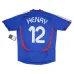 Das retro Heimtrikot der französischen Nationalmannschaft von Thierry Henry von 2006 bis 2007 - blau.