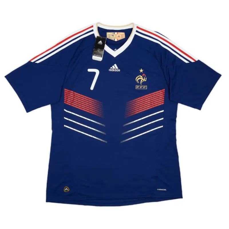 Das retro Heimtrikot der französischen Nationalmannschaft von Franck Ribéry in der Saison 2009/2010 - blau.