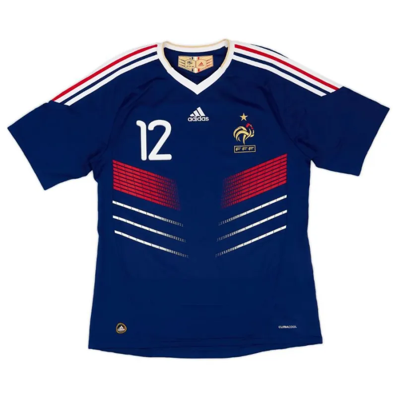 La maglia retro di casa della squadra nazionale francese di Thierry Henry per la stagione 2009/2010 - blu.