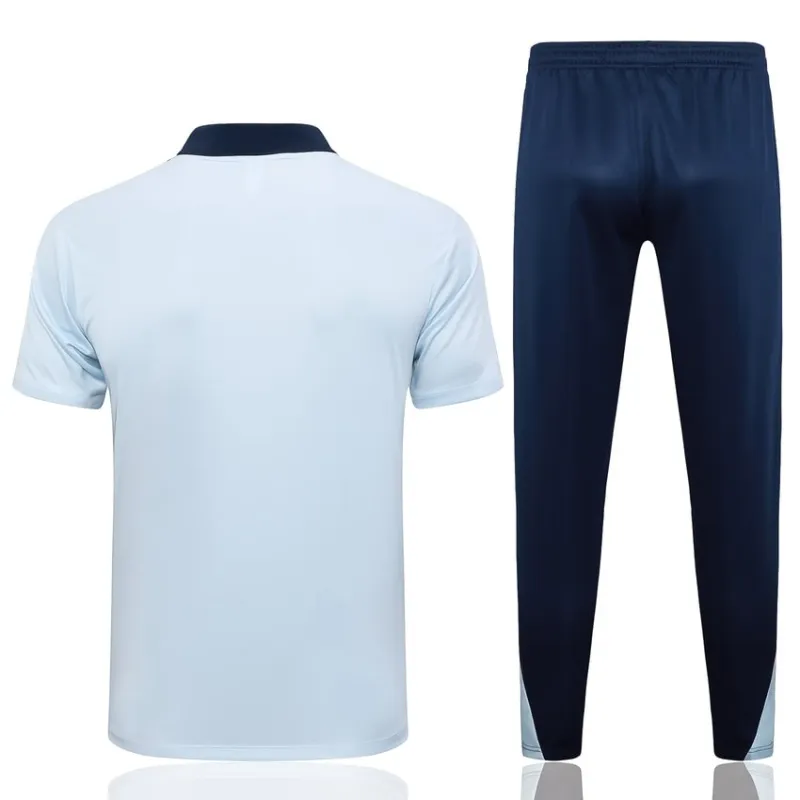 Traje de entrenamiento POLO 2024/25 de la selección nacional francesa + pantalones - blanco