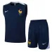 El chaleco y los pantalones cortos de la selección nacional francesa para la temporada 2024/25 - azul.