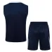 El chaleco y los pantalones cortos de la selección nacional francesa para la temporada 2024/25 - azul.