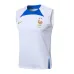 El chaleco y los pantalones cortos de la selección nacional francesa para la temporada 2024/25 - blanco.