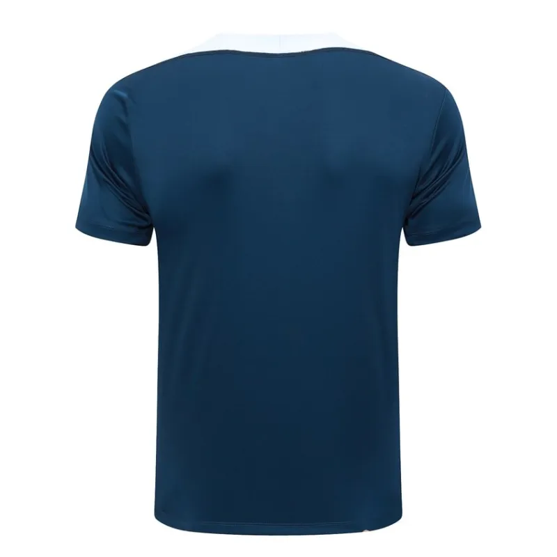 El traje de entrenamiento y los pantalones cortos de la selección nacional francesa para la temporada 2024/25 - azul.