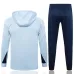 El traje deportivo con capucha y los pantalones de la selección nacional francesa para la temporada 2024/25 - blanco.