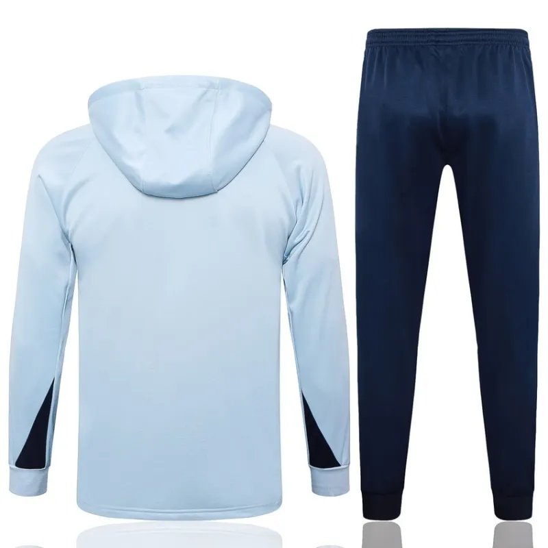 El traje deportivo con capucha y los pantalones de la selección nacional francesa para la temporada 2024/25 - blanco.