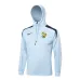 El traje deportivo con capucha y los pantalones de la selección nacional francesa para la temporada 2024/25 - blanco.