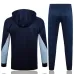El traje deportivo con capucha y los pantalones de la selección nacional francesa para la temporada 2024/25 - azul oscuro.