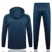 El traje deportivo con capucha y los pantalones de la selección nacional francesa para la temporada 2024/25 - azul brillante