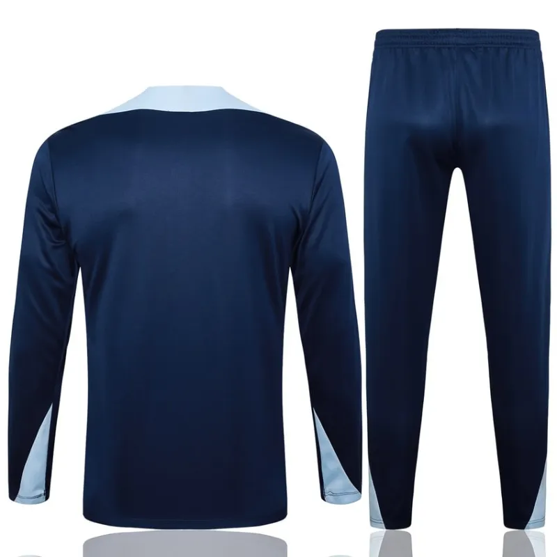 El traje deportivo y los pantalones de la selección nacional francesa 2024/25 - azul