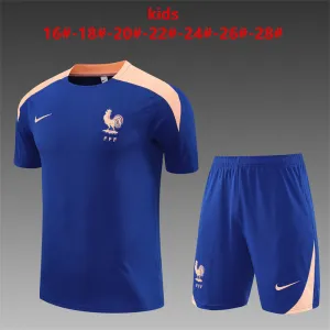 France 2025/26 Kinder Trainingsanzug blau