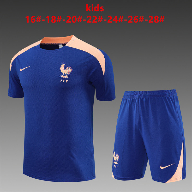 France 2025/26 Kinder Trainingsanzug blau
