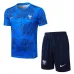 Frankreich 2025/26 Trainingsshirt + Shorts - Blau