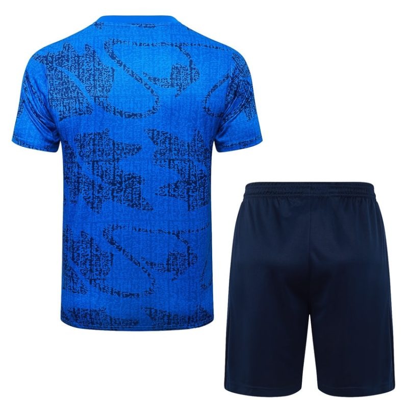 Frankreich 2025/26 Trainingsshirt + Shorts - Blau