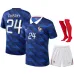 France CHERKI Coupe du Monde 2026 ensemble maillot domicile enfant bleu
