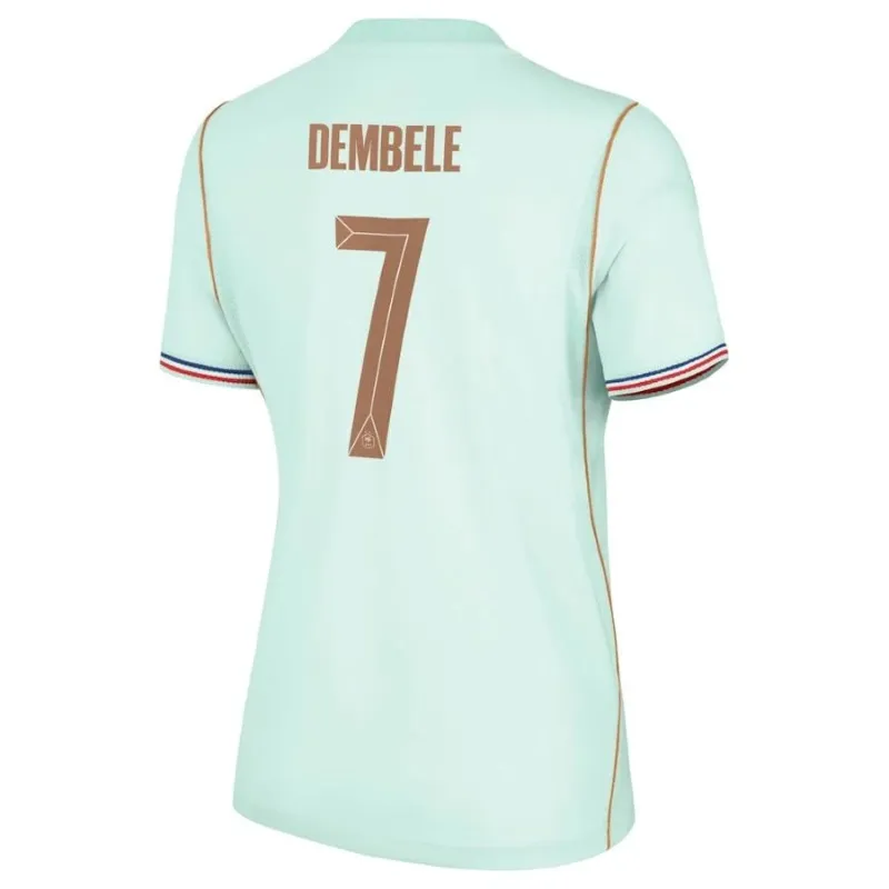 Francia DEMBELE Coppa del Mondo 2026 maglia trasferta donna verde