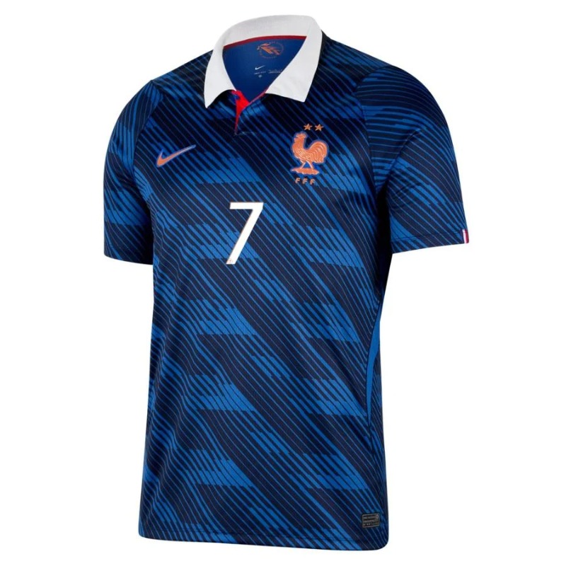 Frankreich DEMBELE WM 2026 Heimtrikot blau