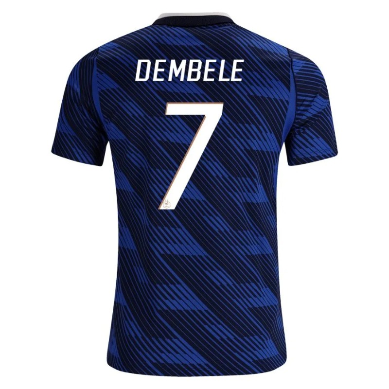 Frankreich DEMBELE WM 2026 Heimtrikot blau