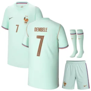 Francia DEMBELE Copa Mundial 2026 conjunto camiseta visita niño verde