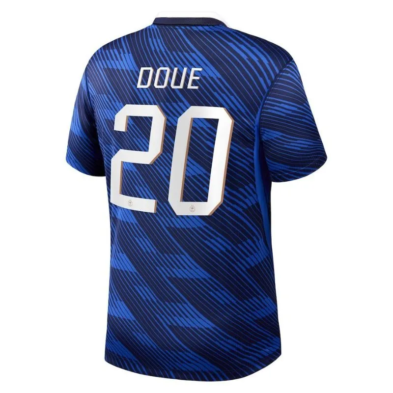 Frankreich DOUE WM 2026 Kinder Heimtrikot Set blau