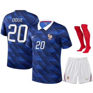 Francia DOUE Coppa del Mondo 2026 set maglia casa bambino blu