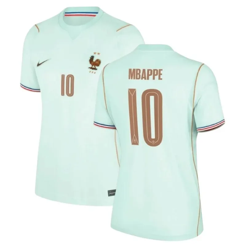 France MBAPPE Coupe du Monde 2026 maillot extérieur femme vert