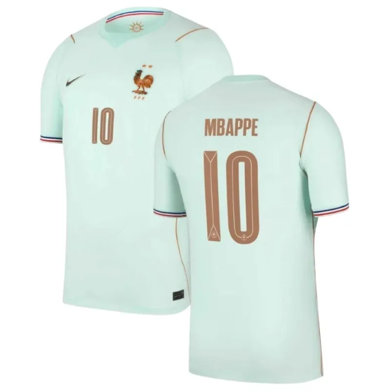 Frankreich MBAPPE WM 2026 Auswärtstrikot grün