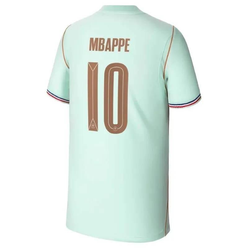 Frankreich MBAPPE WM 2026 Kinder Auswärtstrikot grün