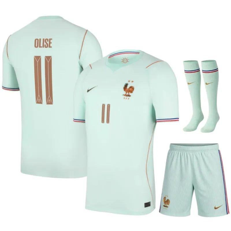 Francia OLISE 2026/27 Maglia Trasferta Bambino Verde