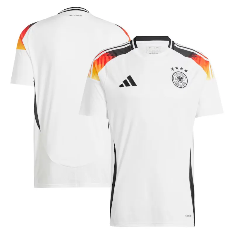 Deutschlands 2024/25 Heimtrikot - Weiß