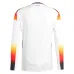 Le maillot domicile à manches longues de l'Allemagne 2024/25 - Blanc