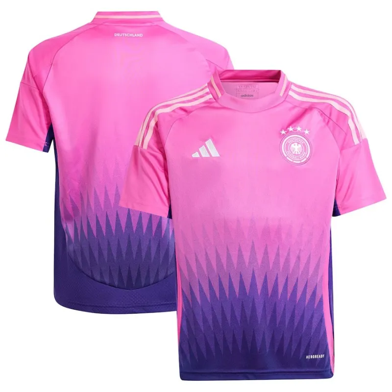 Deutschlands 2024/25 Auswärts-Kids-Trikot - Rosa
