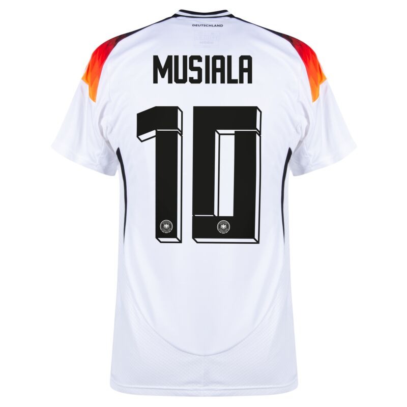El kit para niños de local de Jamal Musiala 2024/25 - Blanca