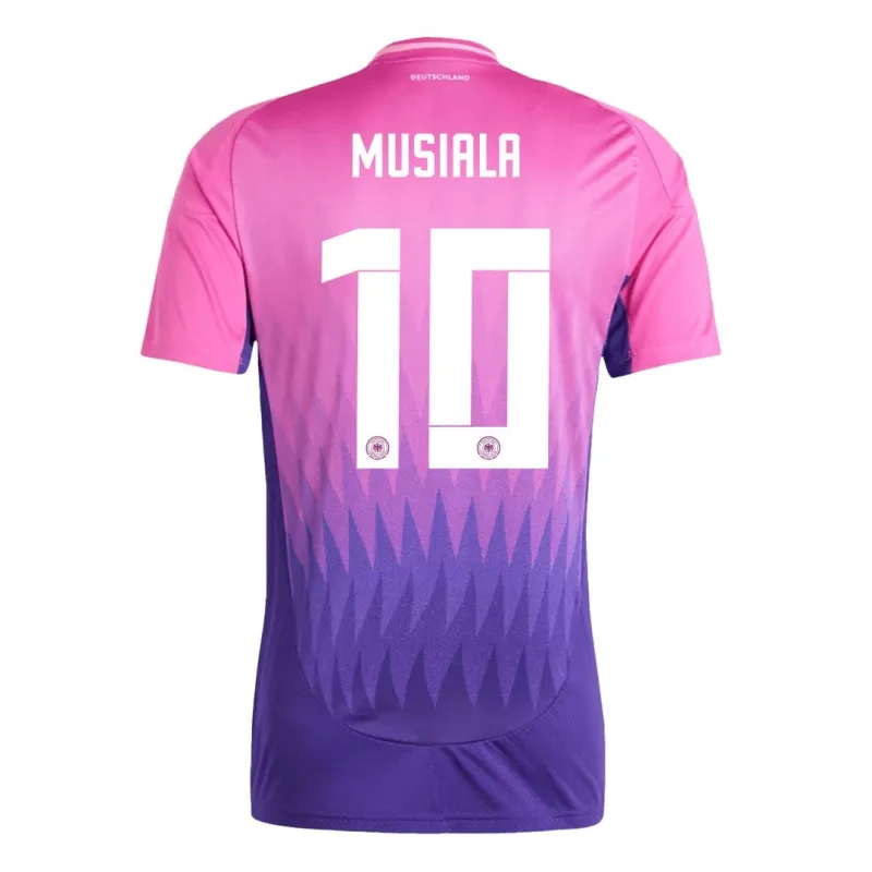 El kit para niños de visitante de Jamal Musiala 2024/25 - Rosa