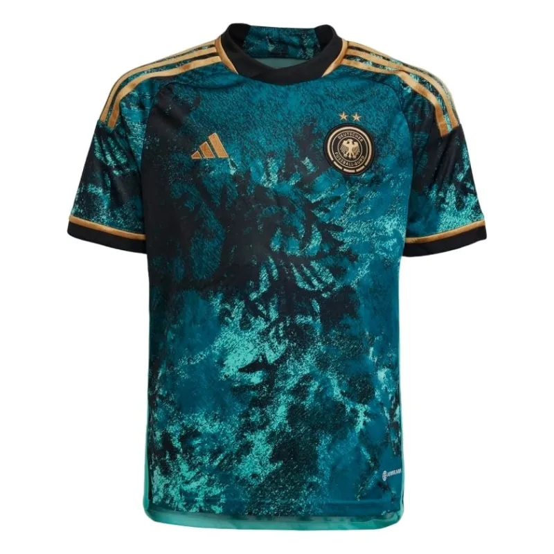Deutsches 2023/24 Auswärts-Kinder-Trikot - Grün