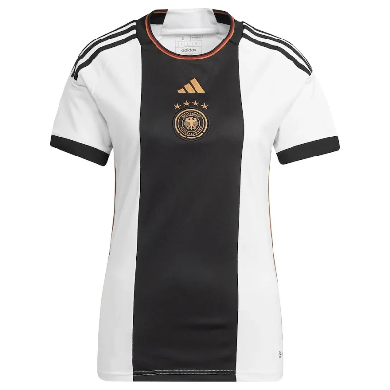 Das Frauen-Heimtrikot der deutschen Nationalmannschaft für die FIFA Weltmeisterschaft 2022 - Weiß