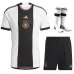 Deutschland 2022 WM Heim-Trikot-Set für Kinder - Weiß
