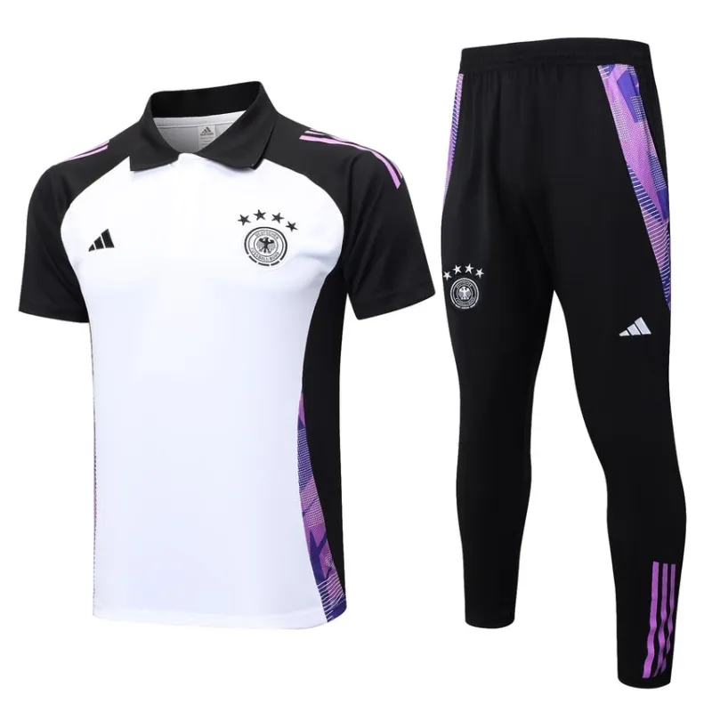 Ropa deportiva POLO alemana 2024/25 + pantalones - blanco