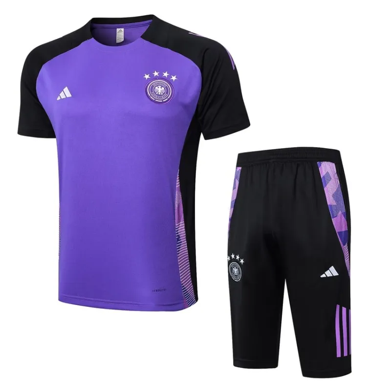 Deutsches 2024/25 Trainingsanzug + Kurze Hose - Lila
