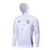 Deutschland 2024/25 Weißes Hoodie Trainingsset mit Hose