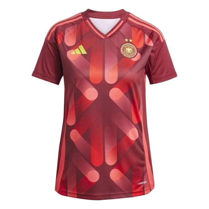 Camisa Visitante Alemania Femenina 2024 UEFA - Versión Fan - Roja