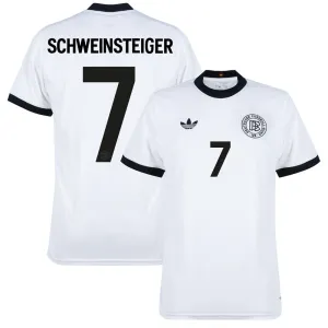 Camisa Alemania 125 Aniversario Schweinsteiger - Versión Fan - Blanca